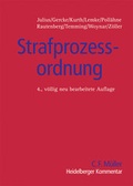 Cover: Strafprozessordnung - C.F. M&uuml;ller