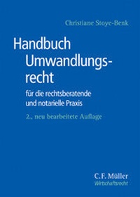 Abbildung von: Handbuch Umwandlungsrecht - C.F. Müller