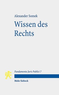 Enlarge image Cover: Wissen des Rechts - Mohr Siebeck