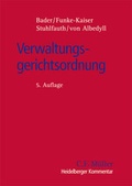 Cover: Verwaltungsgerichtsordnung - C.F. M&uuml;ller