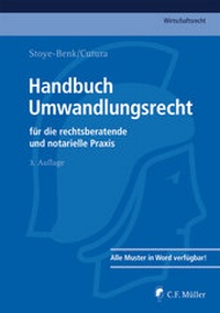 Abbildung von: Handbuch Umwandlungsrecht - C.F. Müller