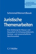 Cover: Juristische Themenarbeiten - C.F. M&uuml;ller