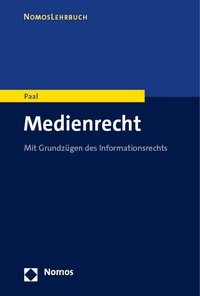 Abbildung von: Medienrecht - Nomos