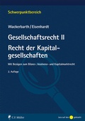 Cover: Gesellschaftsrecht II. Recht der Kapitalgesellschaften - C.F. M&uuml;ller