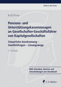 Abbildung von: Pensions- und Unterstützungskassenzusagen an Gesellschafter-Geschäftsführer von Kapitalgesellschaften - C.F. Müller