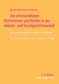 Cover: Die ehrenamtlichen Richterinnen und Richter in der Arbeits- und Sozialgerichtsbarkeit - C.F. M&uuml;ller