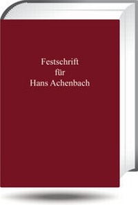 Abbildung von: Festschrift für Hans Achenbach - C.F. Müller