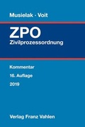 Abbildung von: Zivilprozessordnung: ZPO - Vahlen