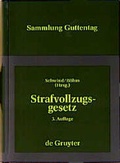 Cover: Strafvollzugsgesetz (StVollzG) - De Gruyter