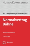 Cover: Normalvertrag B&uuml;hne - Nomos