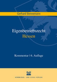 Abbildung von: Eigenbetriebsrecht Hessen - Kommunal- und Schul-Verlag