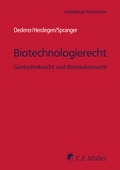 Cover: Biotechnologierecht - C.F. M&uuml;ller