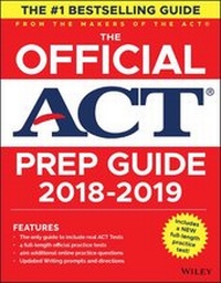 Enlarge image Cover: The Official ACT Prep Guide, 2018-19 Edition (Book + Bonus Online Content) - Wiley