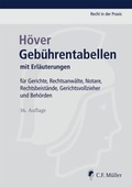 Cover: Geb&uuml;hrentabellen - C.F. M&uuml;ller