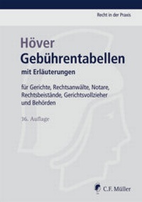 Enlarge image Cover: Gebührentabellen - C.F. Müller