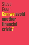 Cover: Can We Avoid Another Financial Crisis? - Polity Press