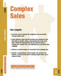 Enlarge image Cover: Complex Sales - Capstone Publishing Ltd