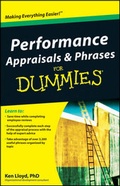 Cover: Performance Appraisals and Phrases For Dummies - Wiley