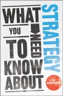 Cover: What You Need to Know about Strategy - Capstone Publishing Ltd