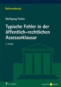Cover: Typische Fehler in der &ouml;ffentlich-rechtlichen Assessorklausur - C.F. M&uuml;ller