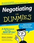Cover: Negotiating For Dummies - Wiley