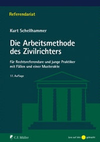 Abbildung von: Die Arbeitsmethode des Zivilrichters - C.F. Müller