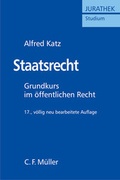 Cover: Staatsrecht - C.F. M&uuml;ller