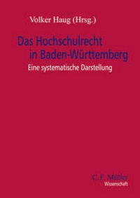 Abbildung von: Das Hochschulrecht in Baden-Württemberg - C.F. Müller