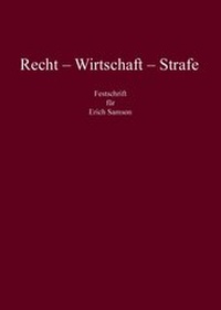 Abbildung von: Recht - Wirtschaft - Strafe - C.F. Müller