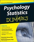 Cover: Psychology Statistics For Dummies - Wiley