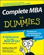 Cover: Complete MBA For Dummies - Wiley