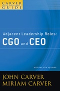 Cover: The Policy Governance Model and the Role of the Board Member. A Carver Policy Governance Guide - Jossey-Bass