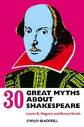 Cover: 30 Great Myths about Shakespeare - Wiley
