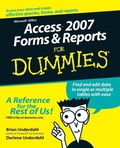 Cover: Access 2007 Forms & Reports For Dummies - Wiley
