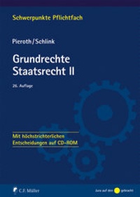 Bild vergrößern Bild: Grundrechte. Staatsrecht II - C.F. Müller