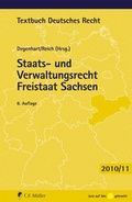 Cover: Staats- und Verwaltungsrecht Freistaat Sachsen - C.F. M&uuml;ller