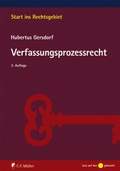 Cover: Verfassungsprozessrecht - C.F. M&uuml;ller