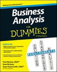 Enlarge image Cover: Business Analysis For Dummies - Wiley