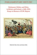 Cover: Parliament, Politics and Policy in Britain and Ireland, c.1680 - 1832 - Wiley