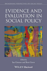 Enlarge image Cover: Evidence and Evaluation in Social Policy - Wiley