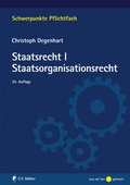Cover: Staatsrecht I. Staatsorganisationsrecht - C.F. M&uuml;ller