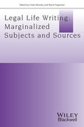 Cover: Legal Life-Writing - Wiley