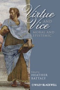 Cover: Virtue and Vice, Moral and Epistemic - Wiley