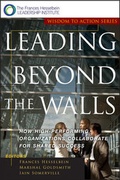 Cover: Leading Beyond the Walls - Jossey-Bass