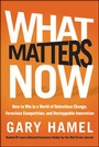 Cover: What Matters Now - Jossey-Bass