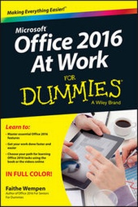 Enlarge image Cover: Office 2016 at Work For Dummies - Wiley