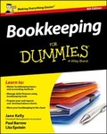 Cover: Bookkeeping For Dummies - Wiley