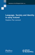 Cover: Language, Society and Identity in early Iceland - Wiley