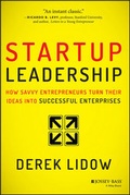 Cover: Startup Leadership - Jossey-Bass
