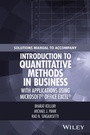 Cover: Solutions Manual to Accompany Introduction to Quantitative Methods in Business - Wiley